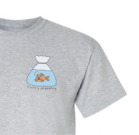 "Silently Screaming" Goldfish T-Shirt