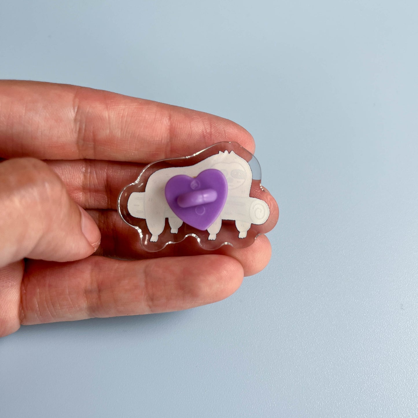 Sloth Acrylic Pin