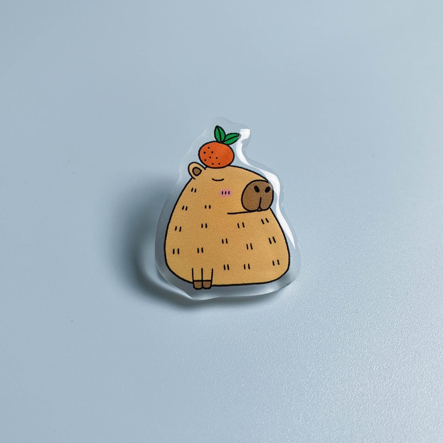 Capybara Acrylic Pin