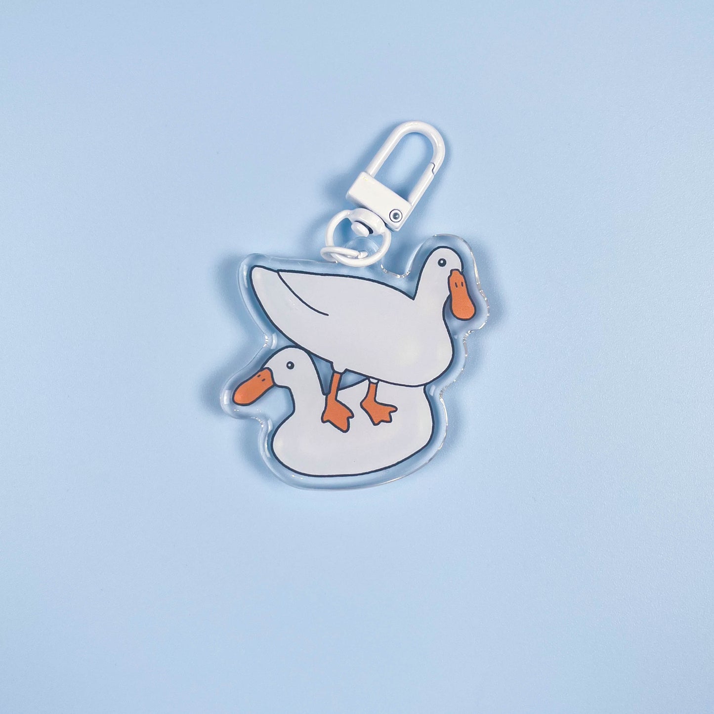 Two Ducks Keychain