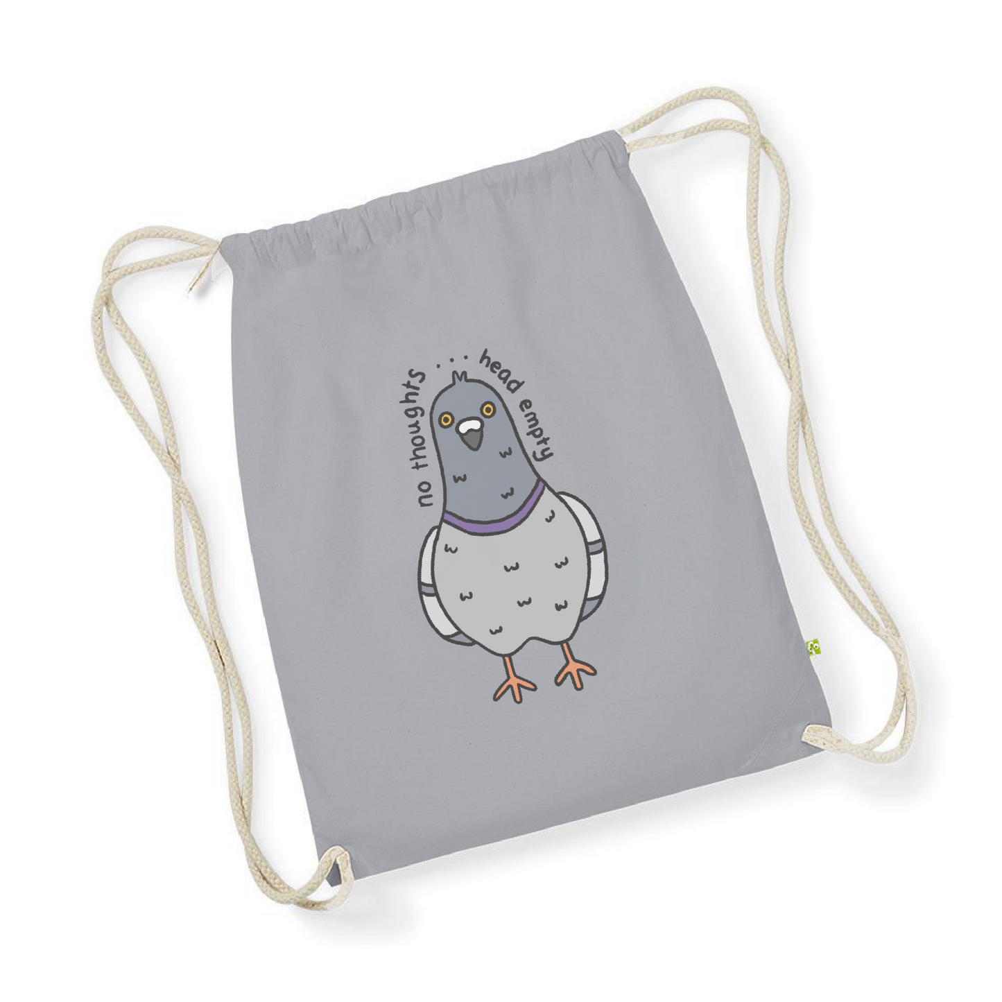 "No Thoughts, Head Empty" Pigeon Gym Bag