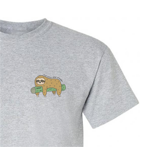 "Live Slow and Prosper" Sloth T-Shirt