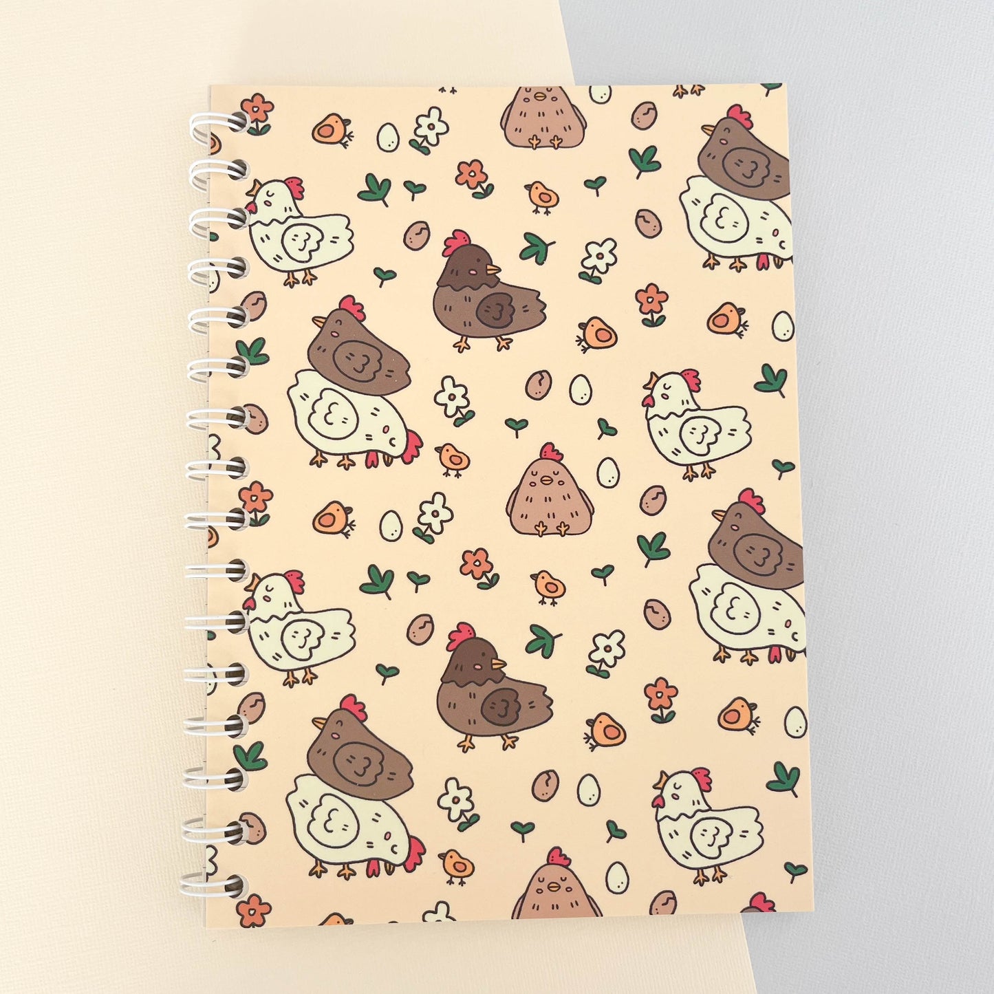 A5 Notebook Chickens