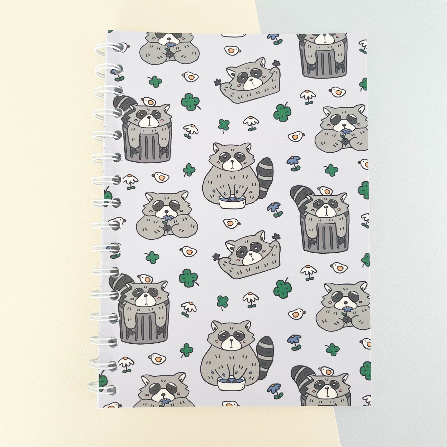 A5 Notebook Raccoons