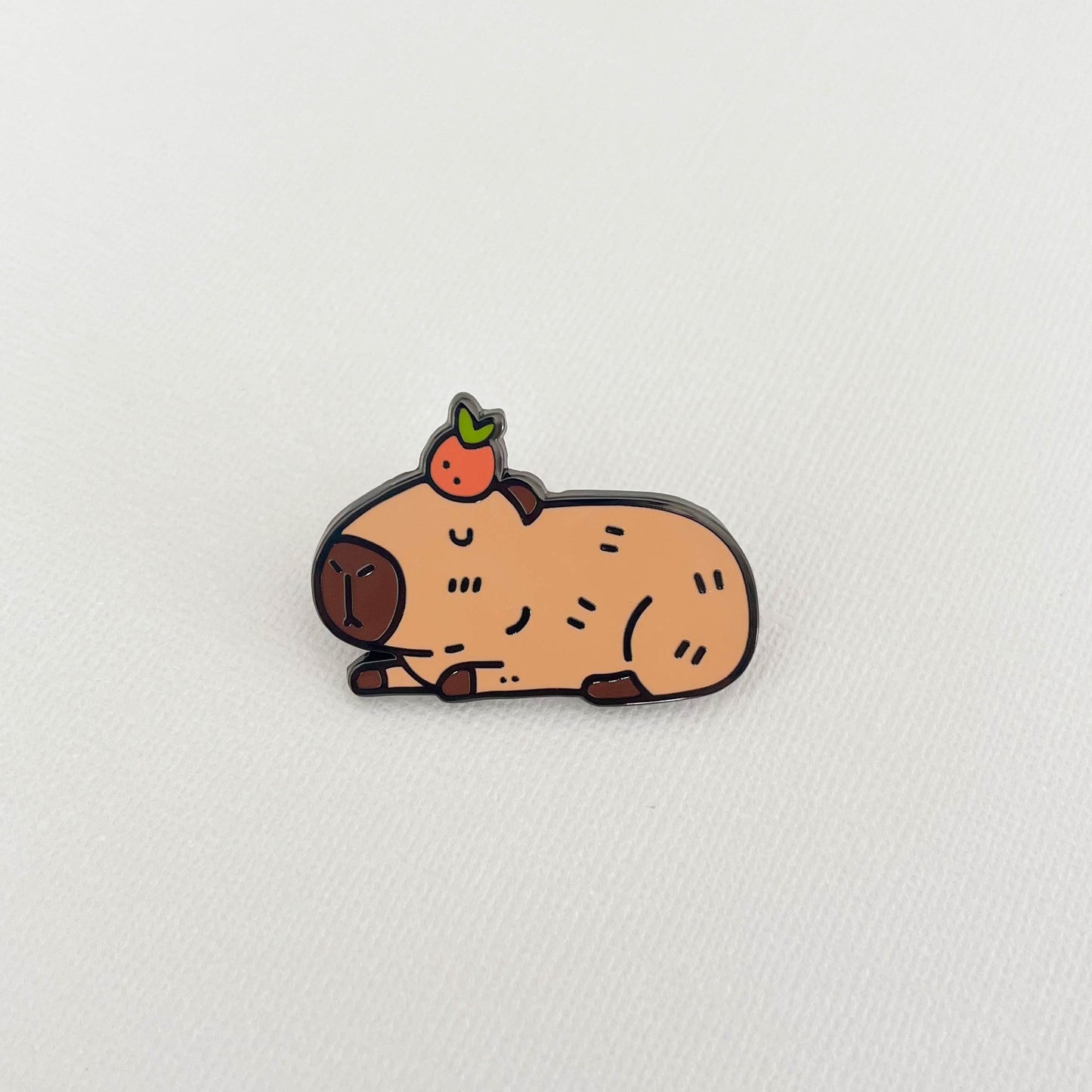 Capybara Enamel Pin