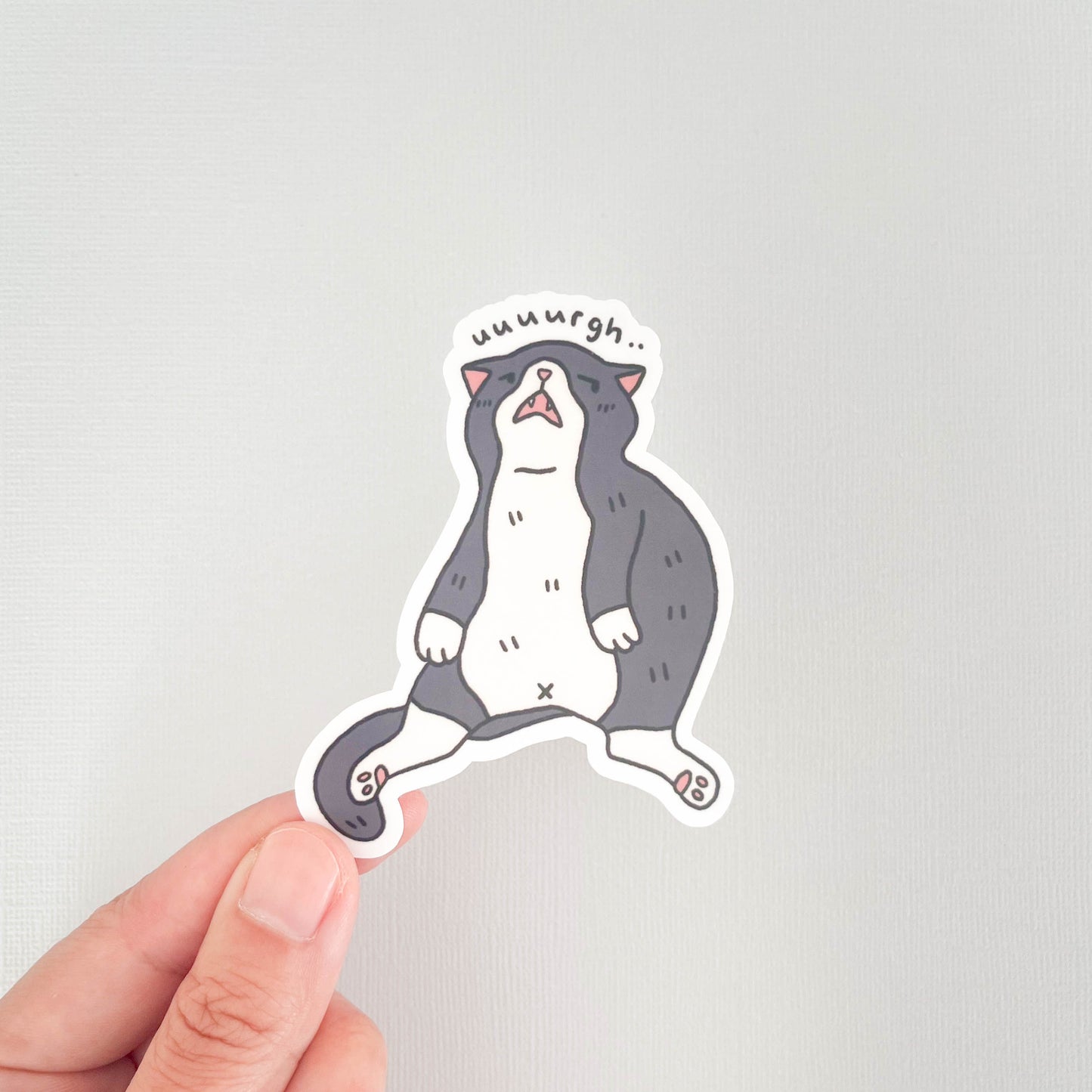 "Uuuurgh" Cat Sticker