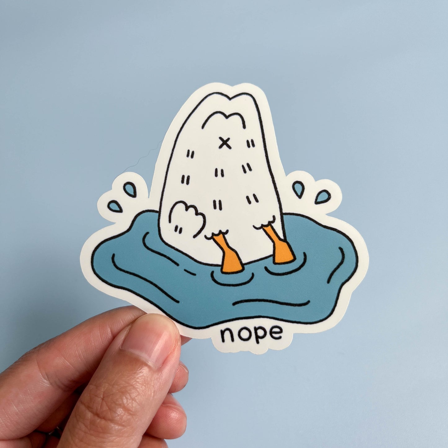 Duck Butt "Nope" Sticker
