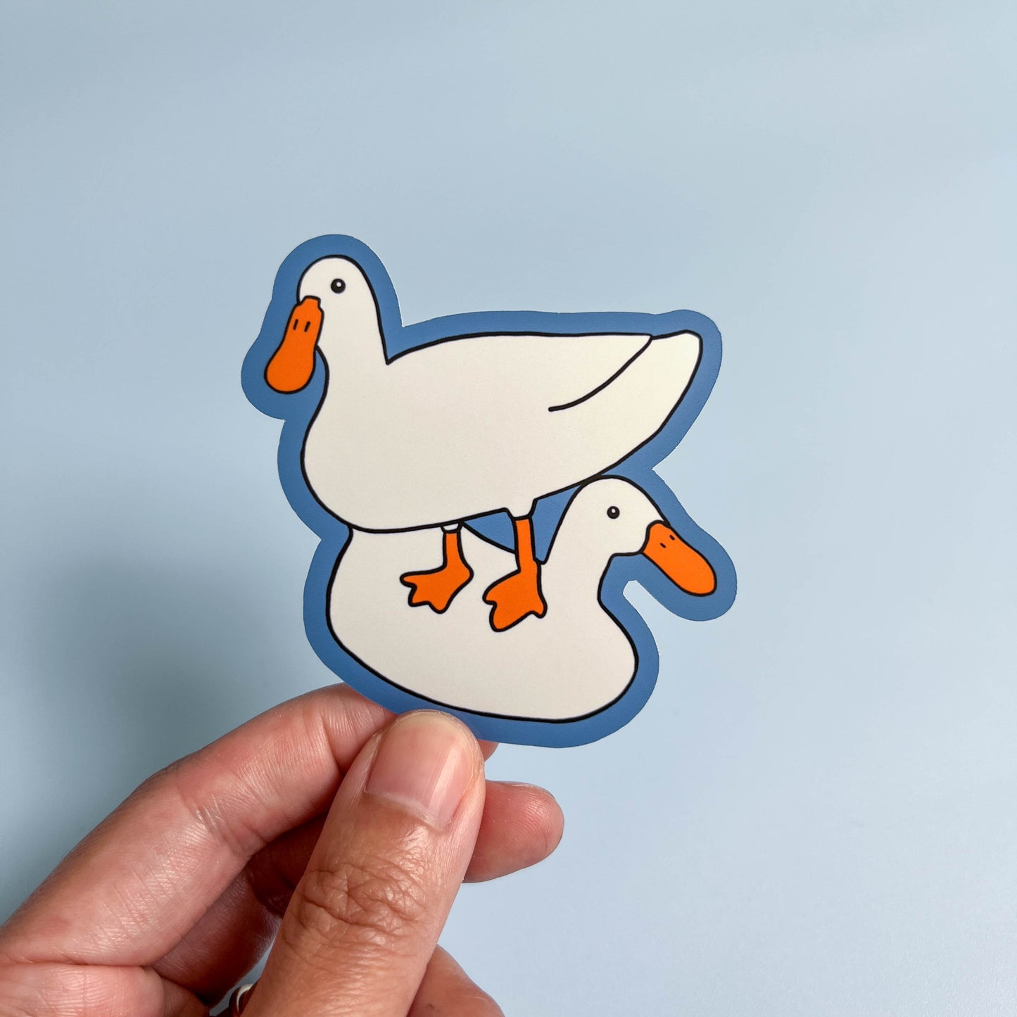 Two Ducks Sticker