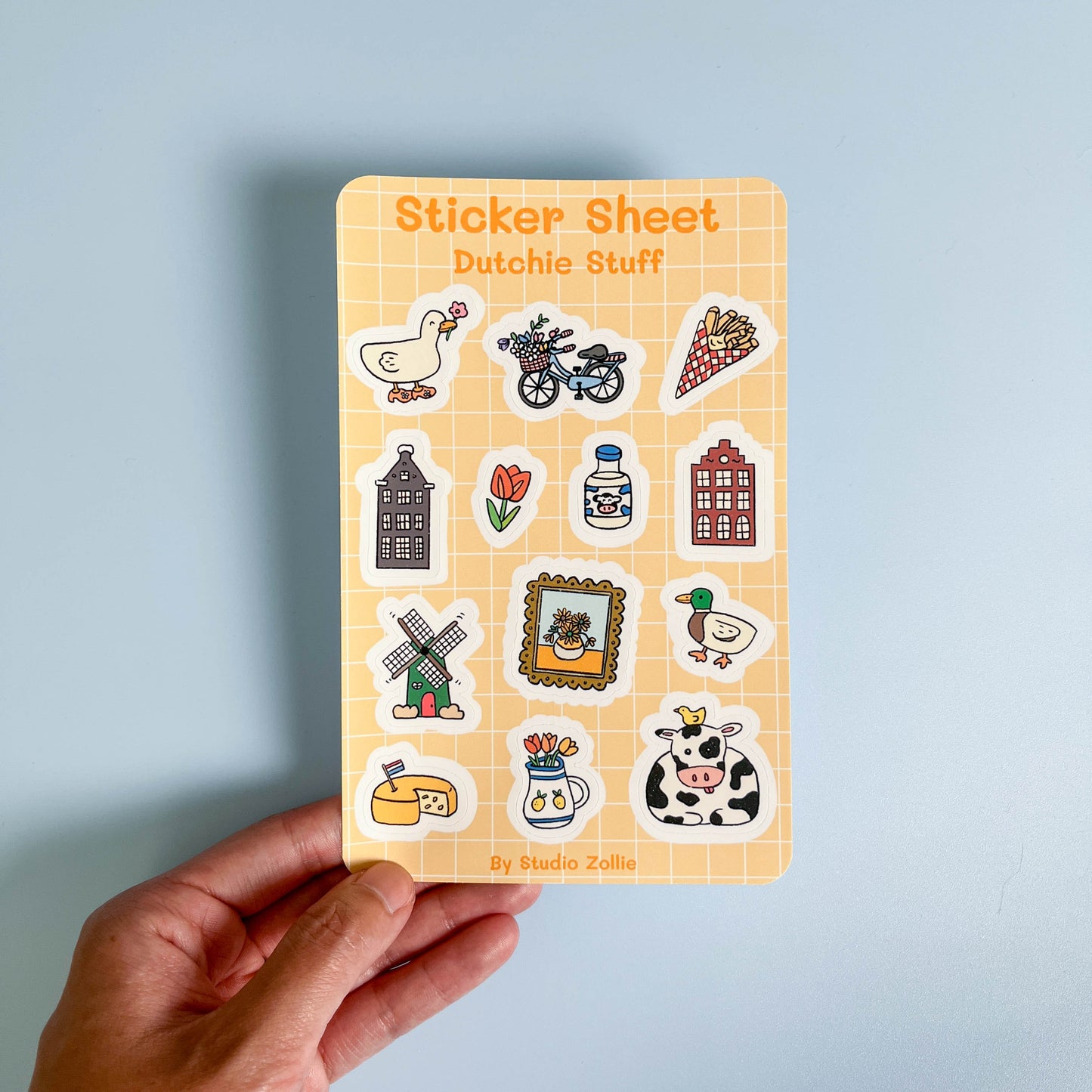 "Dutchie Stuff" Cute Holland Sticker Sheet
