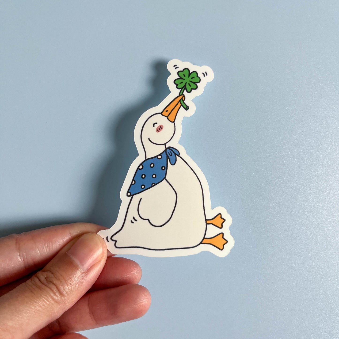 Good Luck Duck Sticker