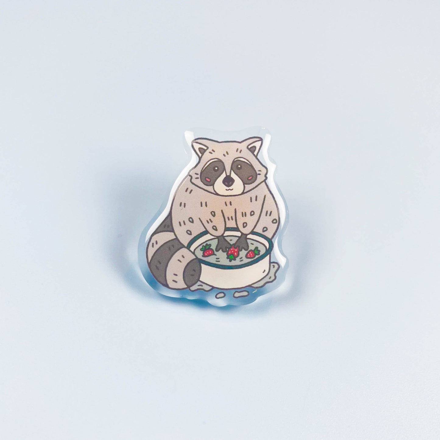 Raccoon Acrylic Pin